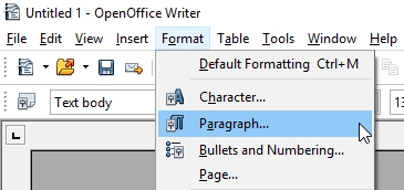 OpenOffice_gettoparagraph
